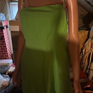 Ladies Old Navy Green Mini Dress Size L